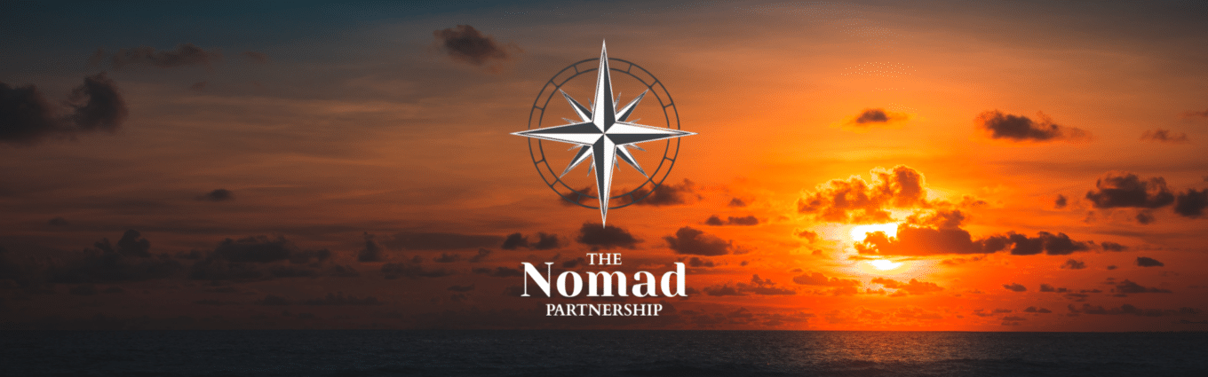 TNP Logo on Sunset Background